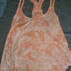 Cropped racerback tank